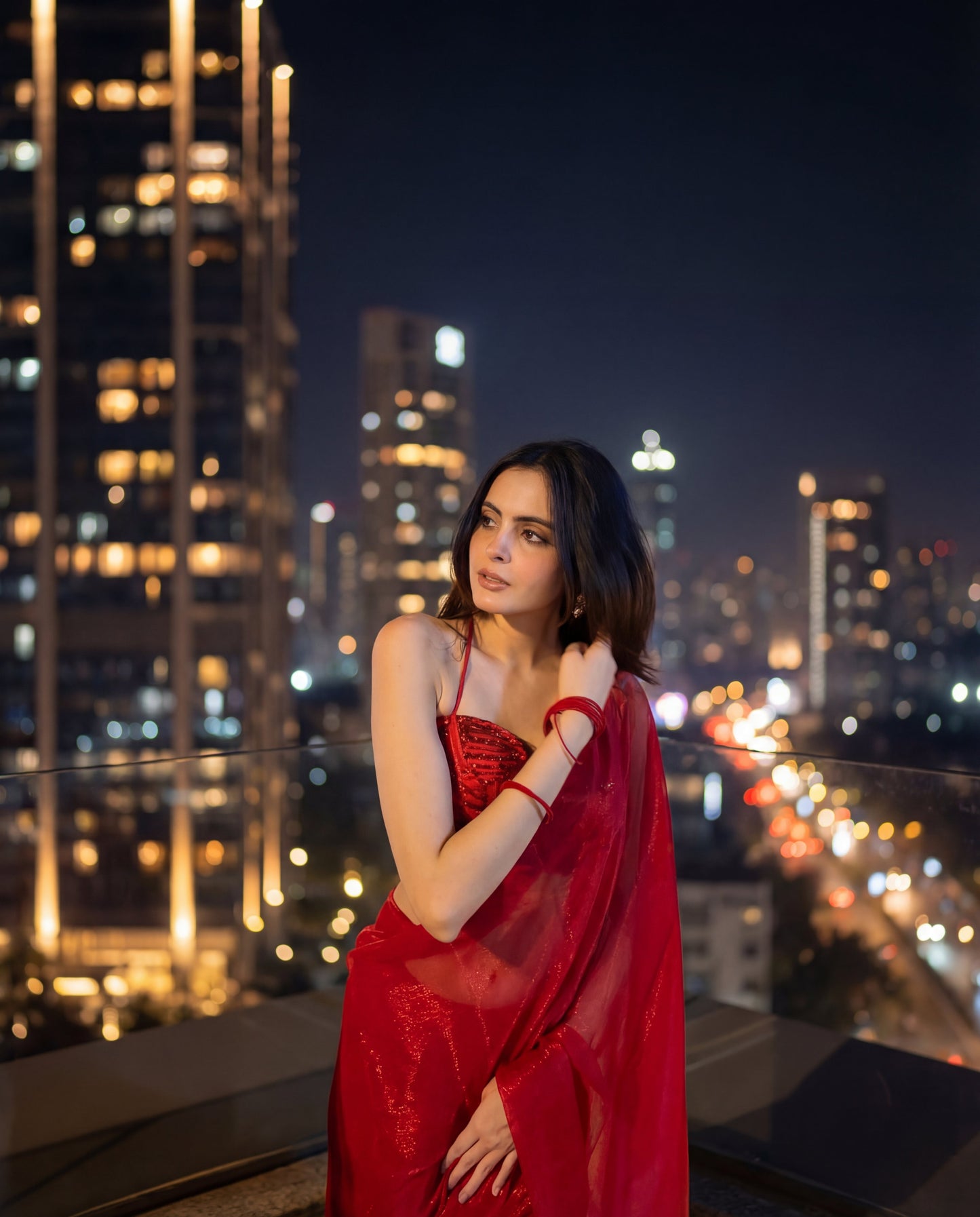 Starlace Flame Partywear Saree