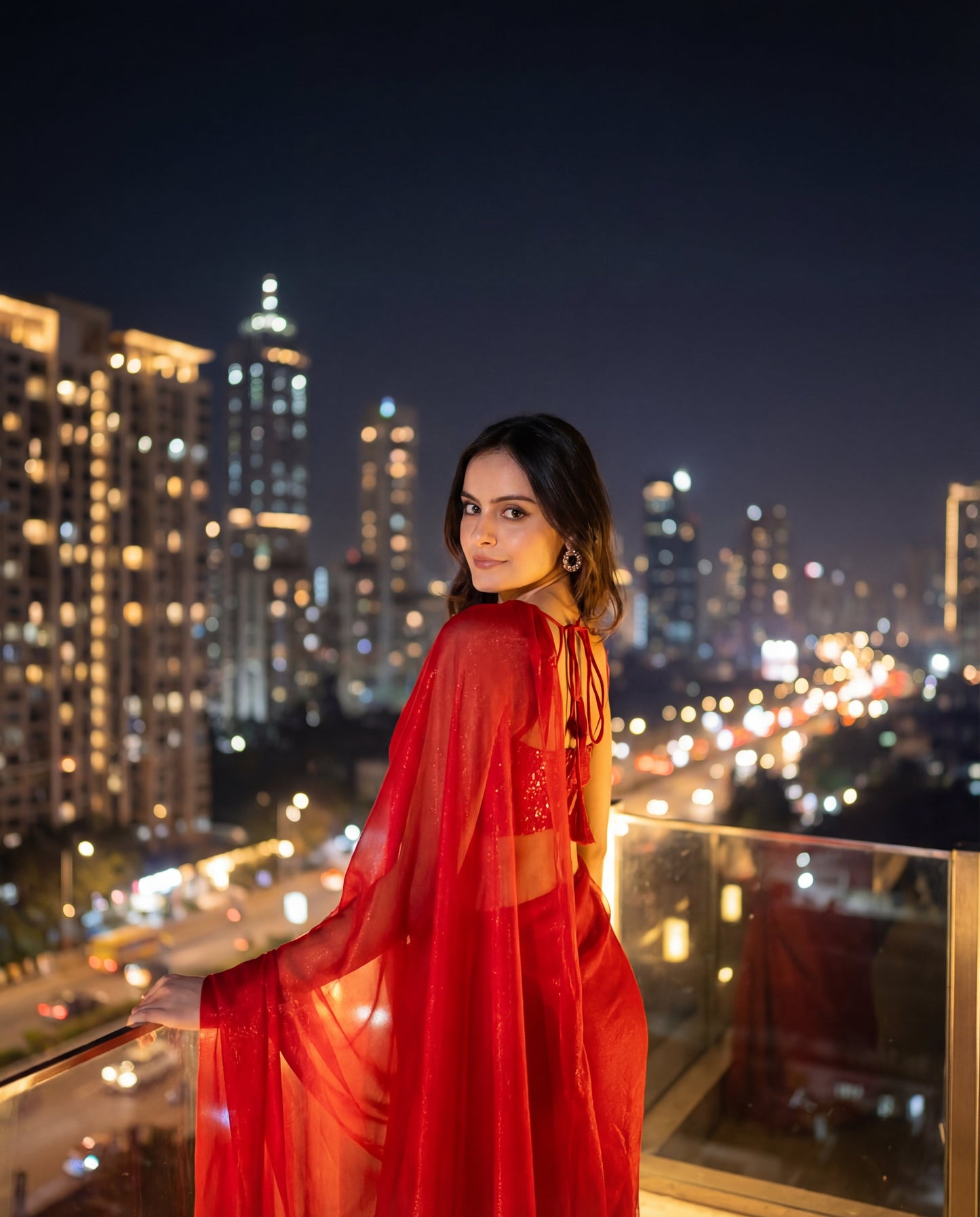 Starlace Flame Partywear Saree