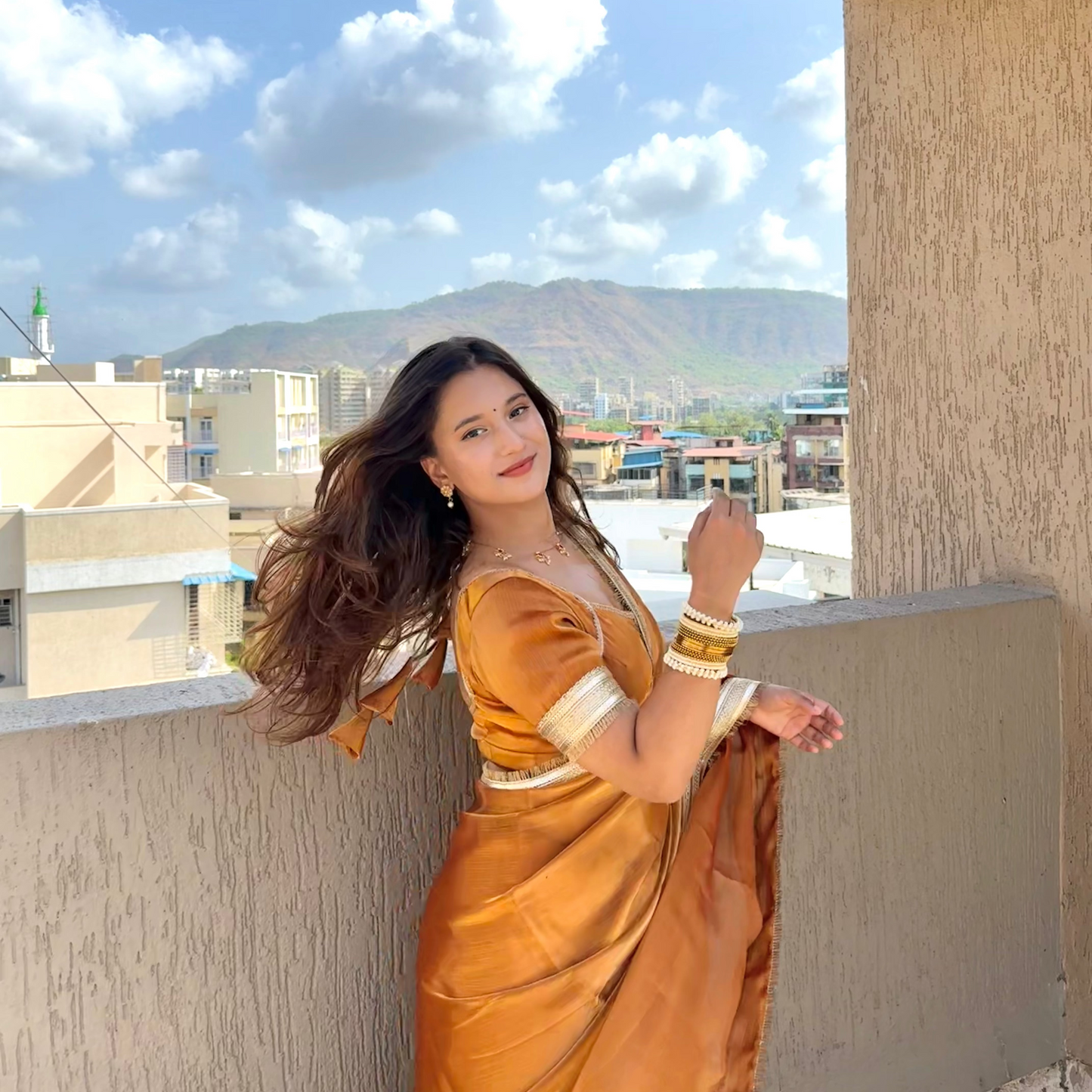 Golden Hour Banarasi Saree