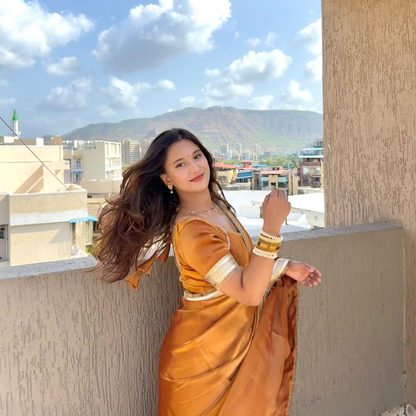 Golden Hour Banarasi Saree
