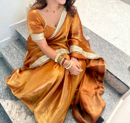 Golden Hour Banarasi Saree