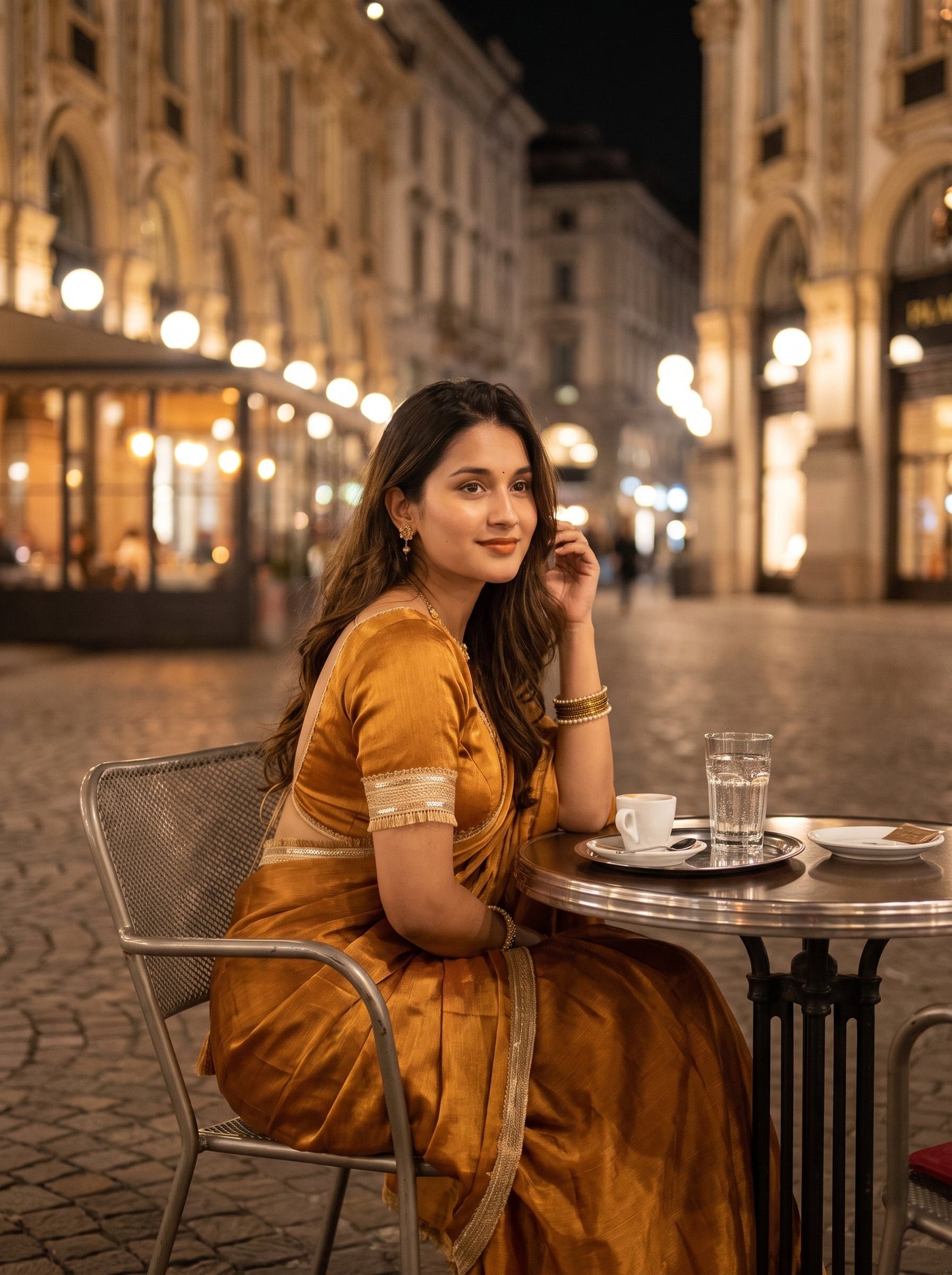 Golden Hour Banarasi Saree