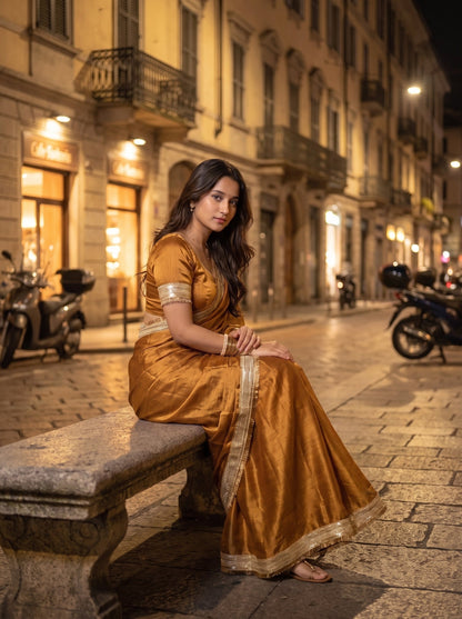 Golden Hour Banarasi Saree