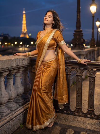 Golden Hour Banarasi Saree