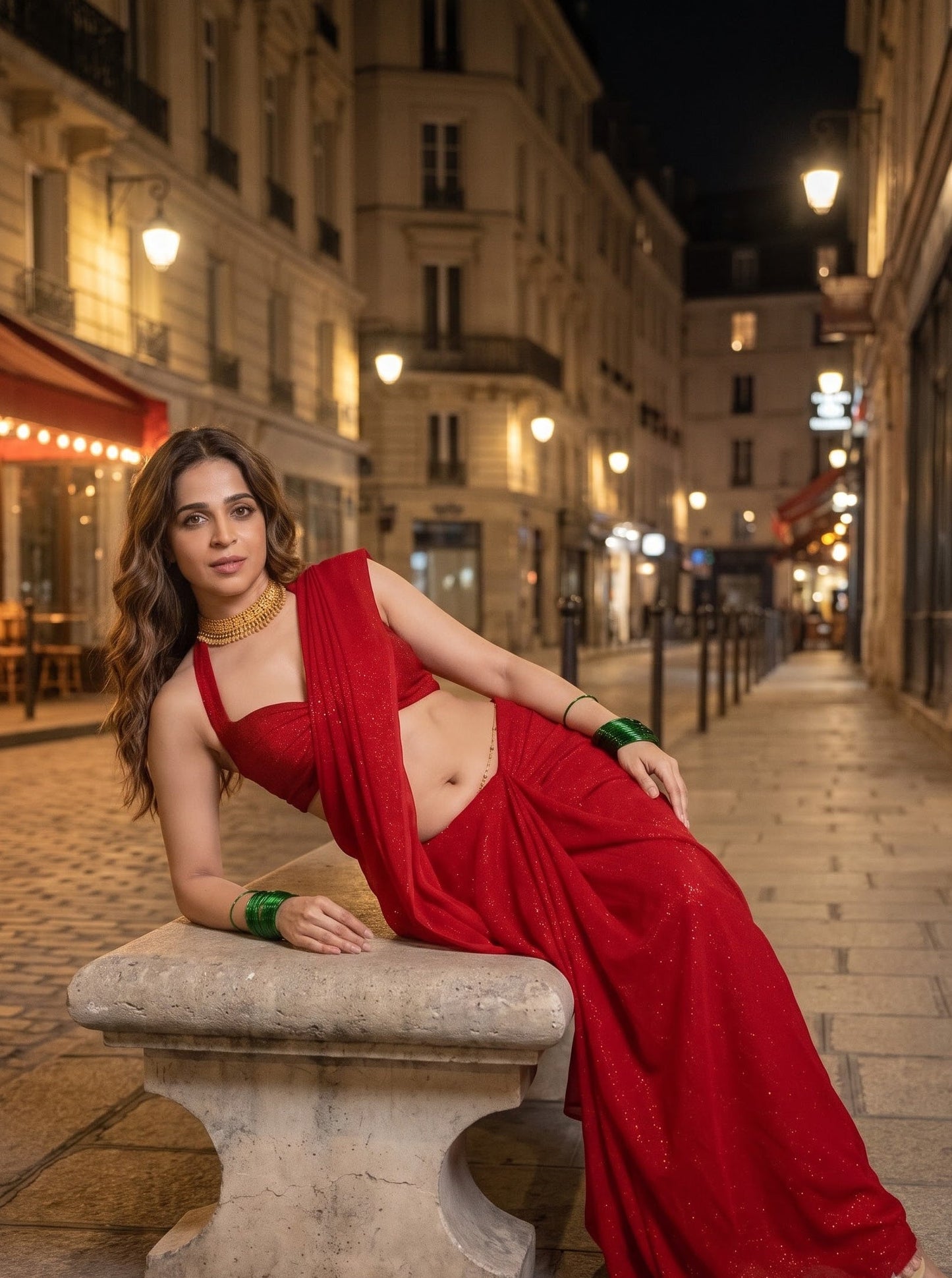 Starlace Flame Partywear Saree