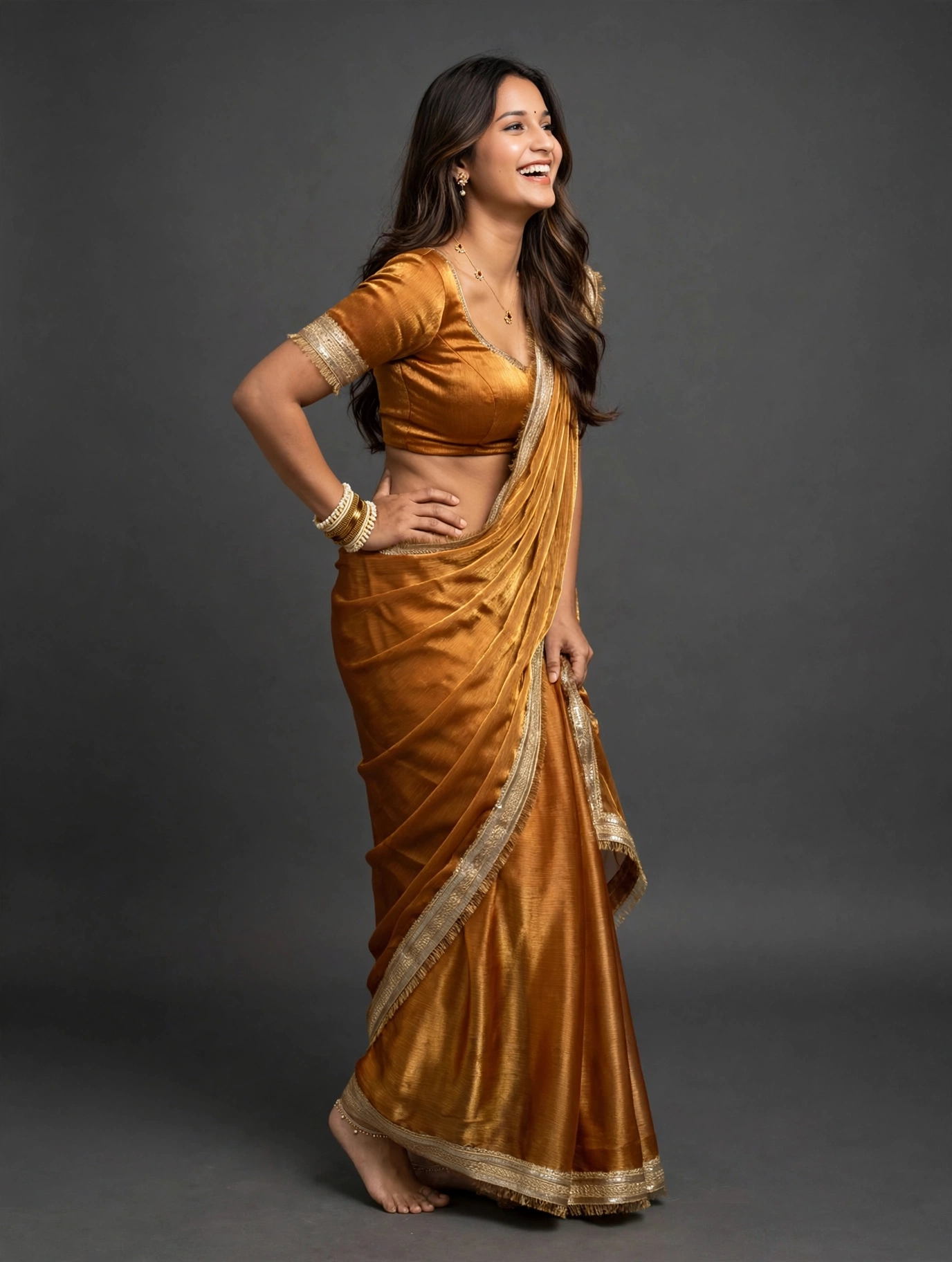 Golden Hour Banarasi Saree